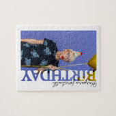 Puzzle 40th Birthday Photo college Party  (Horizontal)