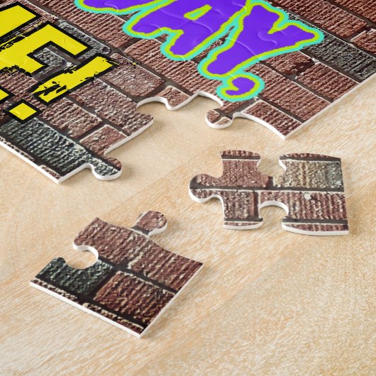 Puzzle 41e anniversaire ~ Amusant, Graffiti urbain inspir (Côté)