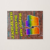 Puzzle 41e anniversaire : Arc-en-ciel amusant inspiré par (Horizontal)