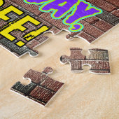 Puzzle 42e anniversaire ~ Amusant, Graffiti urbain inspir (Côté)