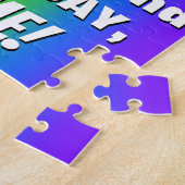 Puzzle 42e anniversaire : coloré, amusant Motif arc-en-ci (Côté)