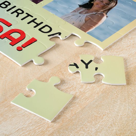 Puzzle 43e anniversaire : Arc-en-ciel amusant #, Nom pers (Côté)