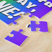 Puzzle 43e anniversaire : coloré, amusant Motif arc-en-ci (Côté)