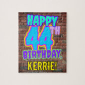 Puzzle 44e anniversaire ~ Amusant, Graffiti urbain inspir (Vertical)