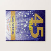 Puzzle 45 Anniversaire de la reprise Numéros Gras (Horizontal)