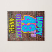 Puzzle 48e anniversaire ~ Amusant, Graffiti urbain inspir (Horizontal)