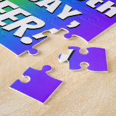 Puzzle 49e anniversaire : coloré, amusant Motif arc-en-ci (Côté)