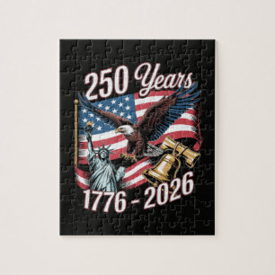 Puzzle 4 juillet Amérique États-Unis Aigle patriotique