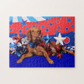 Puzzle 4 juillet - Vizsla - Reagan (Horizontal)