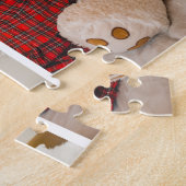 Puzzle 4 Photo Collage Joyeux cadeau de Noël Nom personna (Côté)