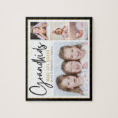 Puzzle 4 Photo Collage Les petits-enfants font la vie Gra (Vertical)