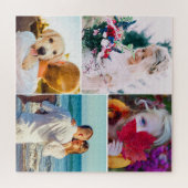 Puzzle 4 Photos arrondies (Horizontal)