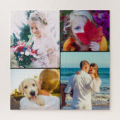 Puzzle 4 Photos arrondies (Vertical)