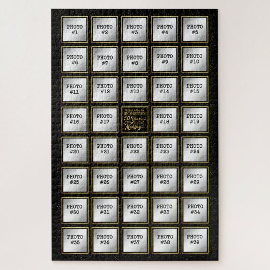 Puzzle 50 ans en préparation, Anniversaire 39 Photo (Vertical)