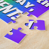 Puzzle 50e anniversaire : coloré, amusant Motif arc-en-ci (Côté)