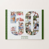 Puzzle 50e anniversaire Numéro 50 Photo Collage 17 Photo (Horizontal)