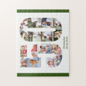 Puzzle 50e anniversaire Numéro 50 Photo Collage 17 Photo (Vertical)