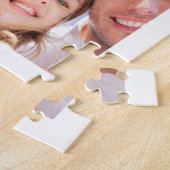 Puzzle 50e anniversaire photo collage femme blanc (Côté)