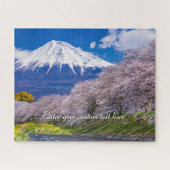 Puzzle [520] Mt.Fuji – Morning Light on the Cherry Path (Horizontal)