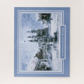 Puzzle 520 pièces Église Braunschweig Hiver Neige (Vertical)