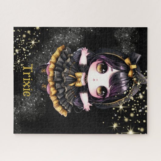 Puzzle 520 pièces | Goth Girls Kawaii Chibi Cute Custom (Horizontal)