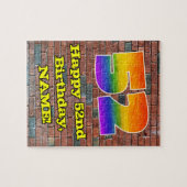 Puzzle 52e anniversaire : Arc en ciel inspiré par les gra (Horizontal)