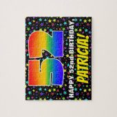 Puzzle 52e anniversaire — Motif de terrain amusant et col (Vertical)