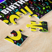 Puzzle 52e anniversaire — Symboles de musique amusants et (Côté)