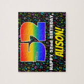 Puzzle 52e anniversaire — Symboles de musique amusants et (Vertical)