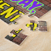 Puzzle 53e anniversaire ~ Amusant, Graffiti urbain inspir (Côté)