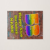 Puzzle 53e anniversaire : Arc-en-ciel amusant inspiré par (Horizontal)