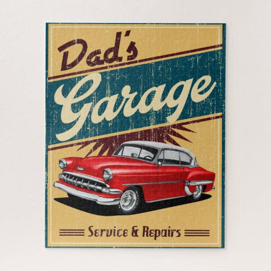 Puzzle 54 Garage classique (Vertical)