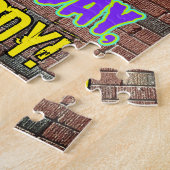 Puzzle 55e anniversaire ~ Amusant, Graffiti urbain inspir (Côté)