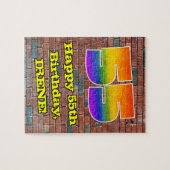 Puzzle 55e anniversaire : Arc-en-ciel amusant inspiré par (Horizontal)