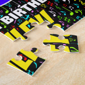 Puzzle 56e Anniversaire — Symboles musicaux amusants et c (Côté)