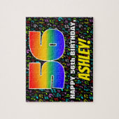 Puzzle 56e Anniversaire — Symboles musicaux amusants et c (Vertical)