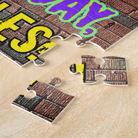 Puzzle 57th Birthday ~ Fun, Urban Graffiti Inspired Look (Côté)