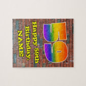 Puzzle 59e anniversaire : Arc en ciel inspiré par les gra (Horizontal)