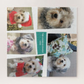 Puzzle 5 Photo Collage Funky Mid Century Moderne Angles (Horizontal)