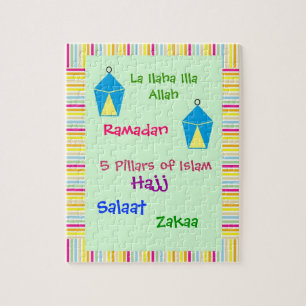 Puzzle 5 Pillars van de islam Legpuzzel