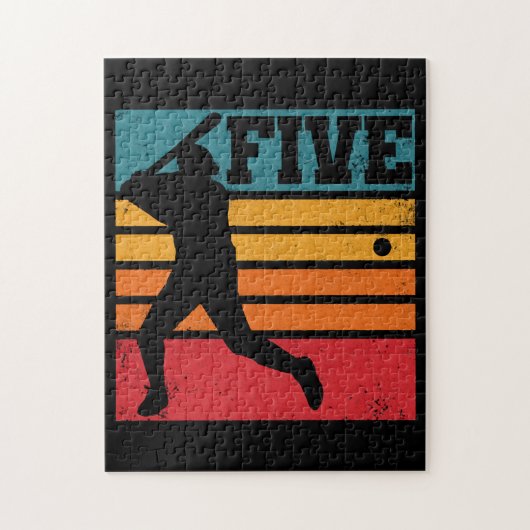 Puzzle 5e anniversaire Baseball (Vertical)