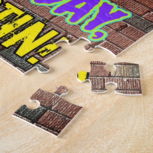 Puzzle 60e anniversaire ~ Amusant, Graffiti urbain inspir (Côté)