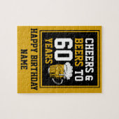 Puzzle 60e anniversaire Cheers & Bières à 60 ans (Horizontal)