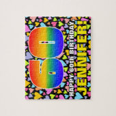 Puzzle 60e anniversaire — Formes de coeur amusantes et ai (Vertical)