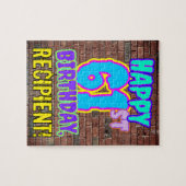 Puzzle 61e anniversaire ~ Amusant, Graffiti urbain inspir (Horizontal)