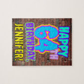 Puzzle 64e anniversaire ~ Amusant, Graffiti urbain inspir (Horizontal)