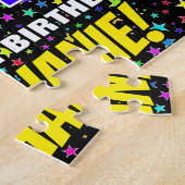 Puzzle 64e anniversaire — Amusant, Motif de terrain étoil (Côté)