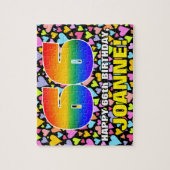 Puzzle 66e anniversaire — Formes de coeur amusantes et ai (Vertical)