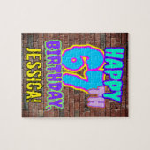 Puzzle 67e anniversaire ~ Amusant, Graffiti urbain inspir (Horizontal)