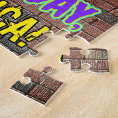 Puzzle 67e anniversaire ~ Amusant, Graffiti urbain inspir (Côté)